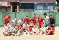IDEAU é Rio Grande do Sul no JUBs Praia 2026: delegações de Beach Soccer embarcam para o Espírito Santo