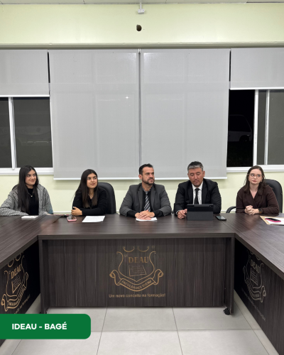 Curso de Direito da IDEAU Bagé promove sessão de julgamento simulada para acadêmicos