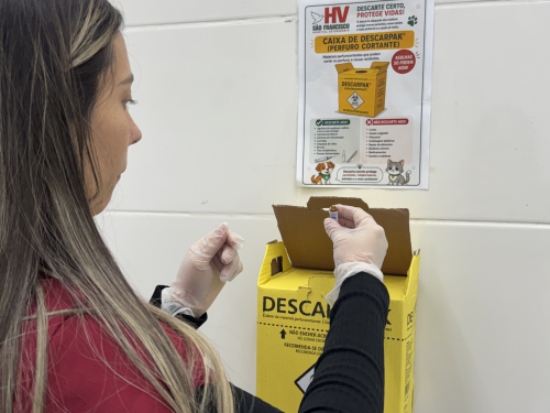 IDEAU Bagé reforça biossegurança durante a Semana Nacional de Prevenção de Acidentes com Materiais Biológicos