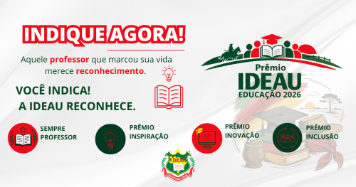 Prêmio IDEAU de Educação está com indicações abertas